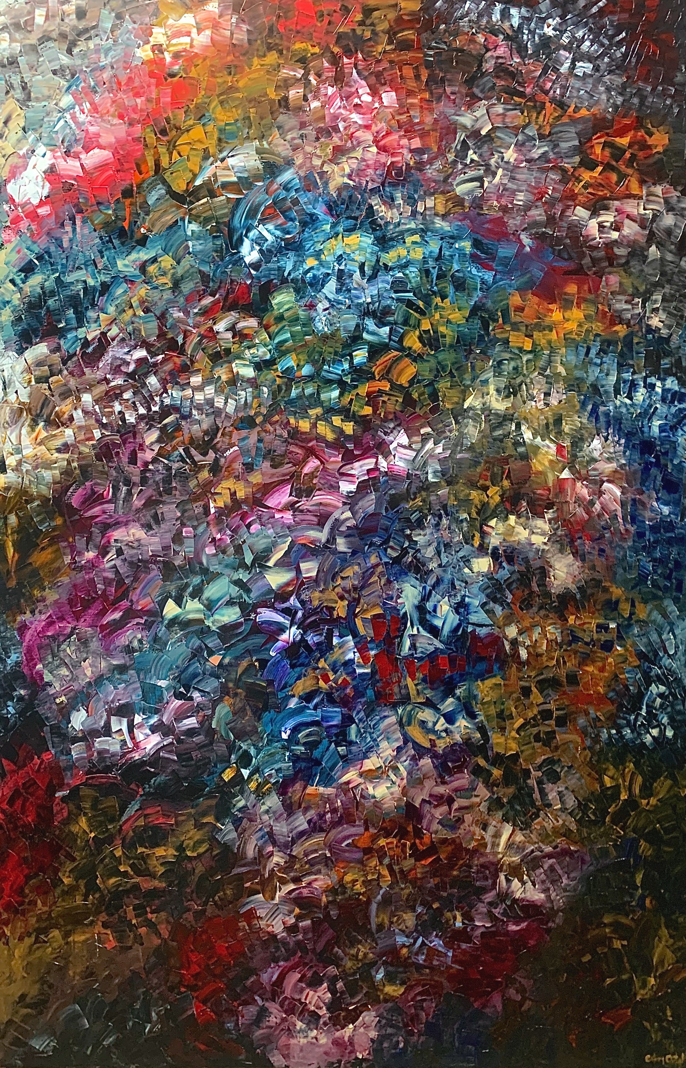Vitale — Cosmogonie — 195 × 130 cm